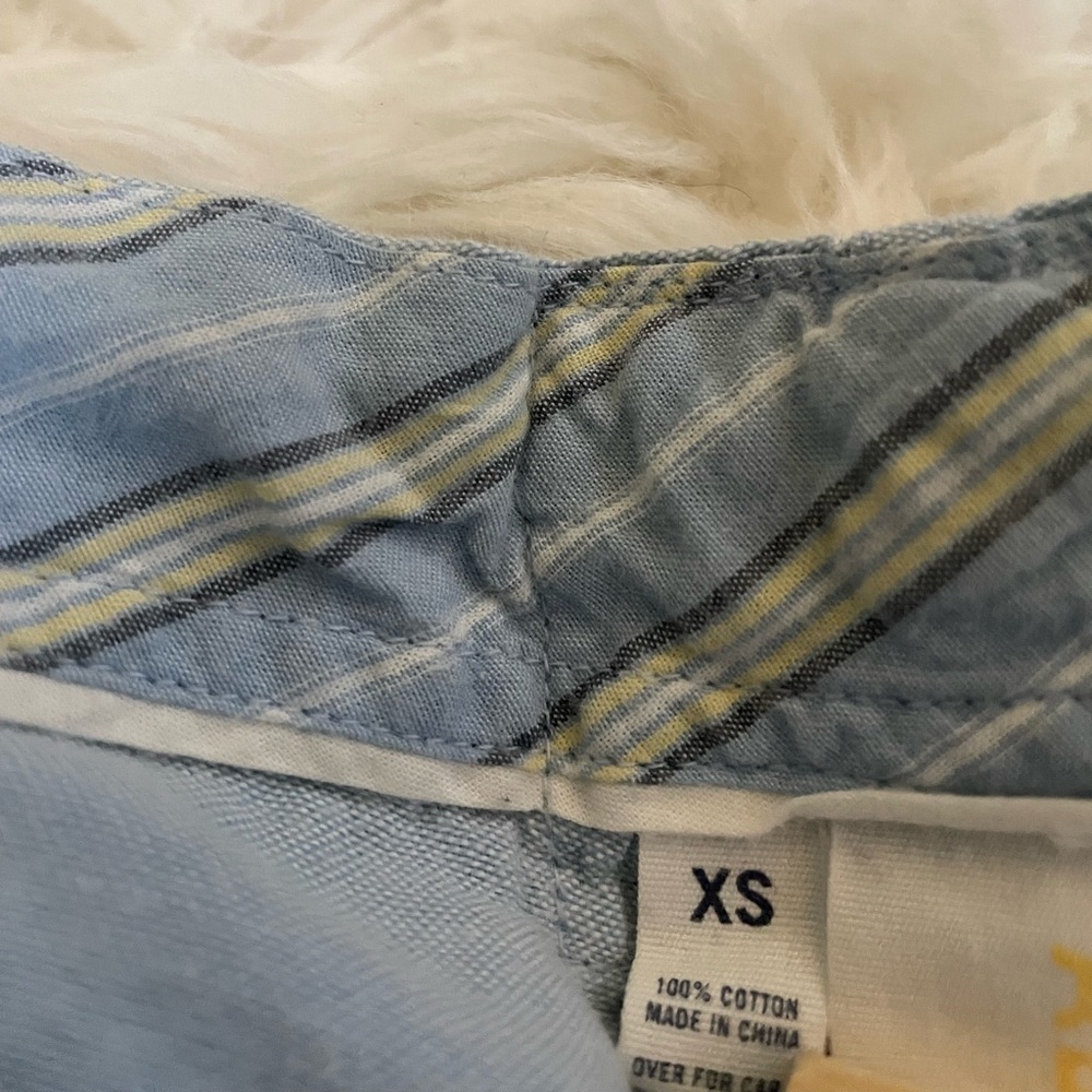 Vintage | HTF Abercrombie & fitch super low rise wide leg baby blue pajama pant - Picture 2 of 6